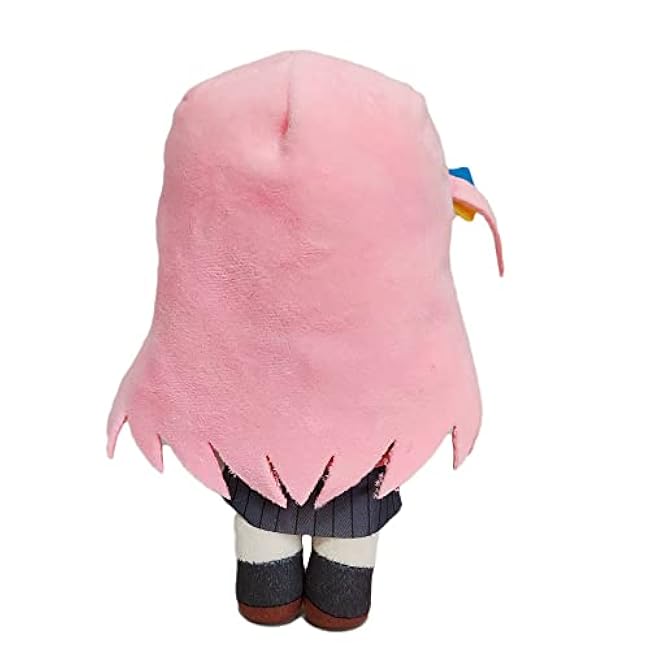 JCvCX Pink Hair Guitar Girl Plush Toy Figure Doll Plushies Figurine Anime Stuffed Dolls Thrrow Pillow