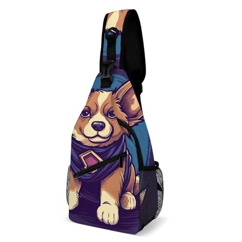 Mochila bandolera deportiva casual para viaje y senderismo