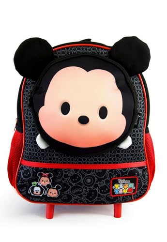 Mochila Mickey Disney Masculina Escolar Infantil Rodinhas Resistente