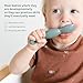 Yeah Baby Goods All You-Tensil, 2 Pack – Silicone Baby Led Weaning Spoon & Dipper - Self-Feeding Spoon Designed by Feeding Specialist to Support Development, 4+ Months Baby Utensils, (Desert Sage)