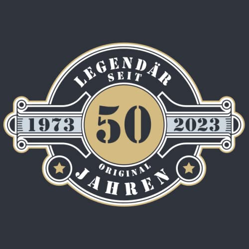 50. Geburtstag T-Shirt Für Männer – „Legendär Seit 1975“ – Witziges Geschenk In Regular Fit Aus Baumwolle