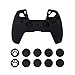 The Lord of the Tools - Funda de protección antideslizante de silicona, diseño de partículas con tapones para el pulgar 10 FPS Pro compatible con controlador PS5