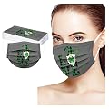 ?Shiping from US!!!?10/20/50 PCS St. Patrick's Day Print Disposable_Face_Masks for Adult,3 Layer Protection Lucky Face_Masks with Nose Wire,Breathable Comfortable Face_Covers for Home School Office