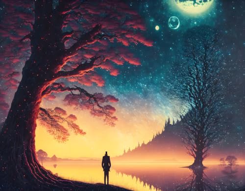 Tableau sur toile grand arbre de sang poster design pour salon chaleureux