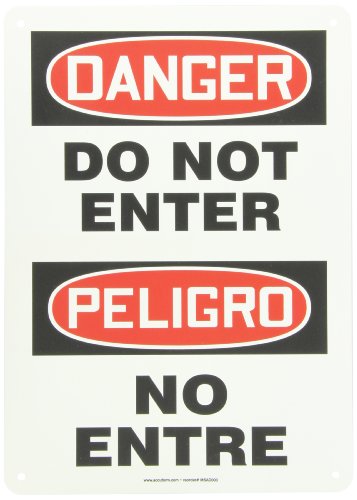 Panneau danger do not enter pour la protection de vos espaces et chantiers