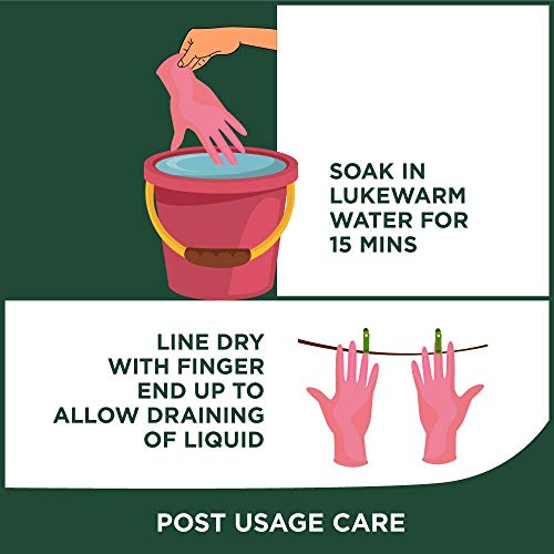 Scotch-Brite Rubber Kitchen Gloves Large (Pink, Pack of 1 )