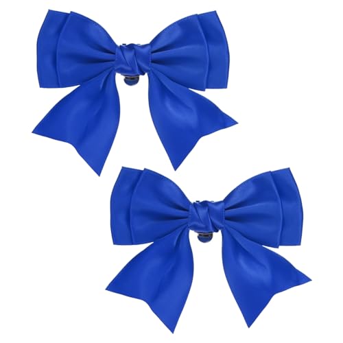 Noeud chaussure bleu saphir en satin le cadeau idéal pour accessoiriser une robe