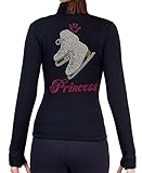 NY2 SPORTSWEAR Figure Skating Polartec Polar Fleece Jacket with Rhinestones JR405 - Child Sizes - (Child Large)