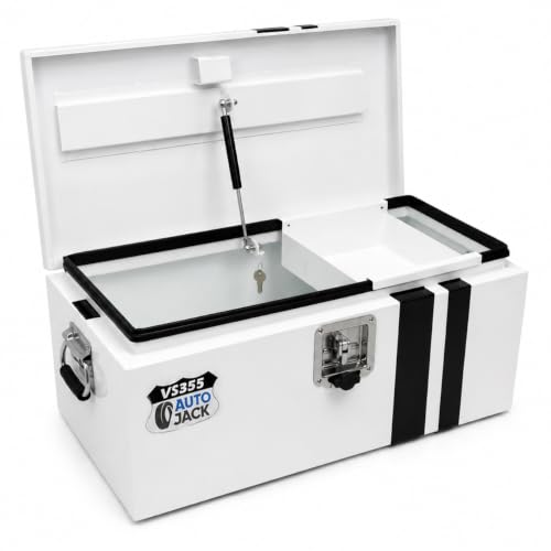 Autojack Van Storage Safe Van Vault Heavy Duty Steel Site Tool Chest 355mm