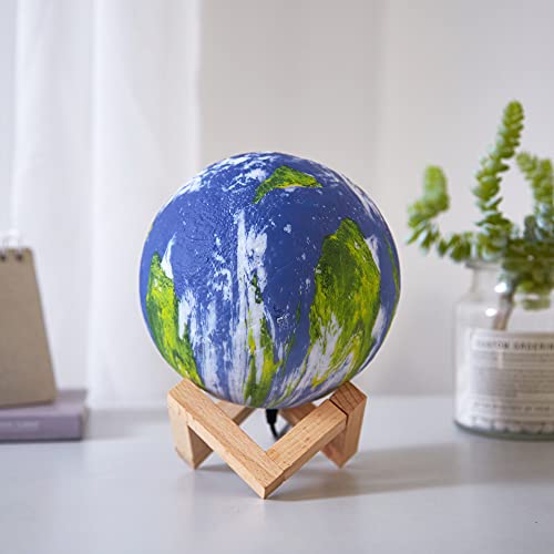 Image of Urban Lifestyle 3D Color Changing Moon Lamp, Multicolor
