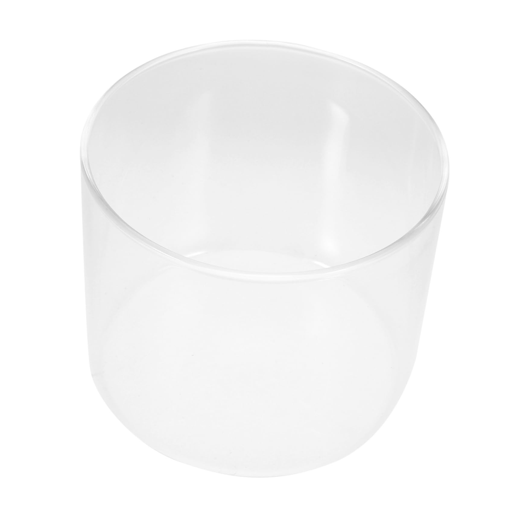 Happyyami pequeña pecera florero pecera Sencilla Acuario de Paisaje pequeño Acuario pequeño pecera Redonda pecera Decorativa terrario de Plantas hidroponicas Vidrio de Alto borosilicato