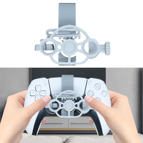 Image of CALANDIS Controller Mini Steering Wheel Replace Parts Easily Install Game Accessories Silvery Grey | Controllers & Attachments | Video Game Accessories