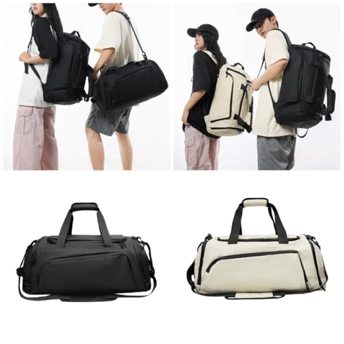 Sac de voyage blanc small polyvalent chic pour déplacements professionnels et gym - 2