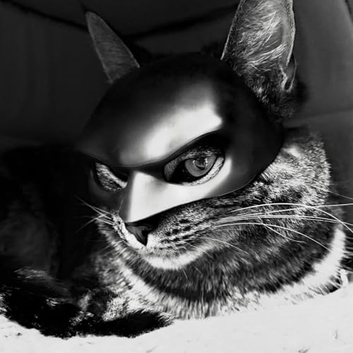 Cat Mask Cosplay, Cat Halloween Costumes, Funny Cat Costumes Accessories (Large) - Image 4