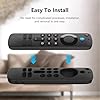 SEIAIYG Case Compatible with 2025 Amazon Fire TV Stick 4K / Amazon Fire TV Stick HD, Lightweight Soft Silicone Remote Control Case Cover, Non-Slip, Shock Absorption - Black #3