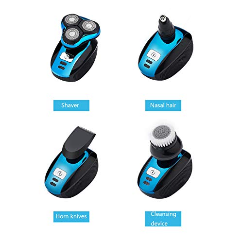 Barbeador elétrico masculino sem fio com indução recarregável para todo o corpo, barbeador flutuante