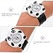 2Pcs Panda Watch Portable Silicone Wristwatch for Boys and Fashionable Design for Easy Reading