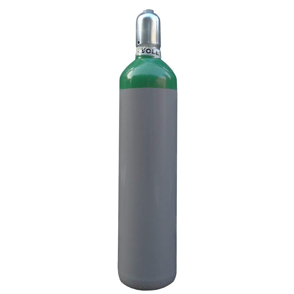 Argonflasche Argon 4.6 20 Liter fabrikneue Eigentumsflasche Made in Germany zum Wig Schweissen