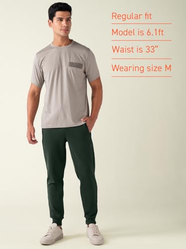 Image of DAMENSCH Regular Fit Matt Solid Premium Microfibre Elastane Cargo Joggers Dyes Soft Inner Fleece Fabric for Softer Feel, Comfortable Casual Wear Joggers for Men