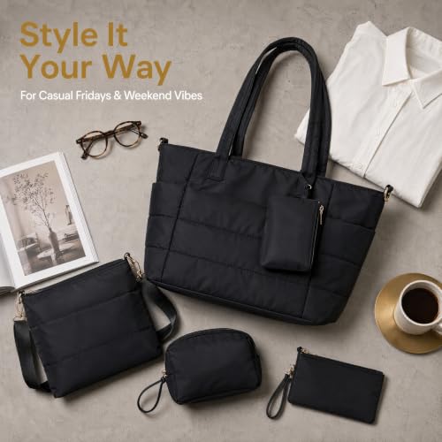 YTL 4-Piece 20L Puffer Nylon Tote Bag (Various Colors) - image 3