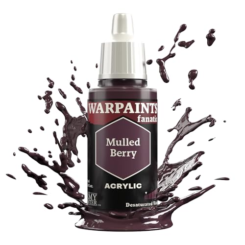 The Army Painter, Warpaints Fanatic Mulled Berry Single Acrylics, Miniature Hobby Painting, Quality Paint for Miniature Wargaming