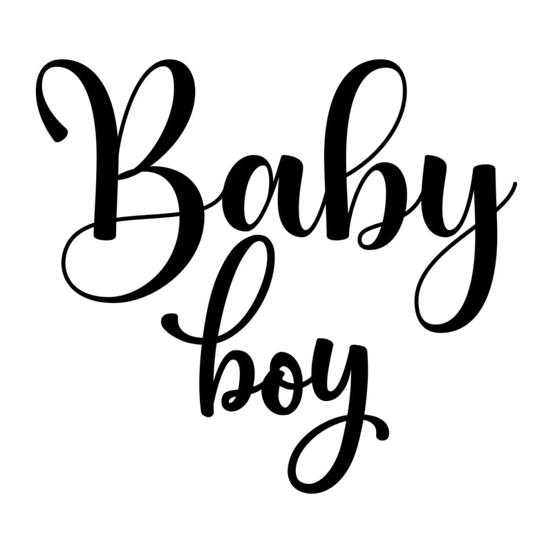 Poster Toile A2 Baby Boy 01 Message d'Espoir Spirituel Déco Motivante