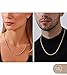Jewelry Atelier Gold Chain Necklace Collection - 14K Solid Yellow Gold Filled Rope Chain Necklaces for Women and Men with Different Sizes (2.1mm, 2.7mm, or 3.8mm)