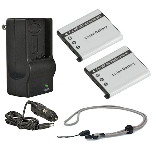 2 batterie ad alta capacità compatibili con Casio Exilim EX-Z90 (3,7 Volt, 800 Mah), 5 anni di garanzia