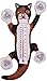 Songbird Essentials Climbing Calico Cat Small Window Thermometer