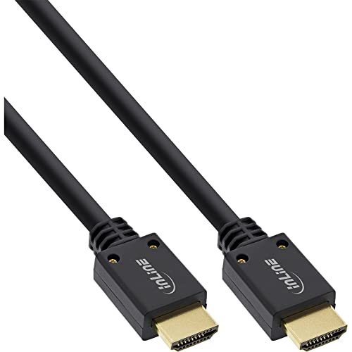 InLine® HDMI Cable, Ultra High Speed HDMI Cable, 8K4K, Male/Male, 5 m, Schwarz