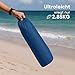 Sekey Klappbarer Strandstuhl Extrem Leicht & Tragbar – Nur 2,85 kg pro Stück, mit Armlehnen für Outdoor Strand Angeln Garten mit niedrigen Beinen Blau