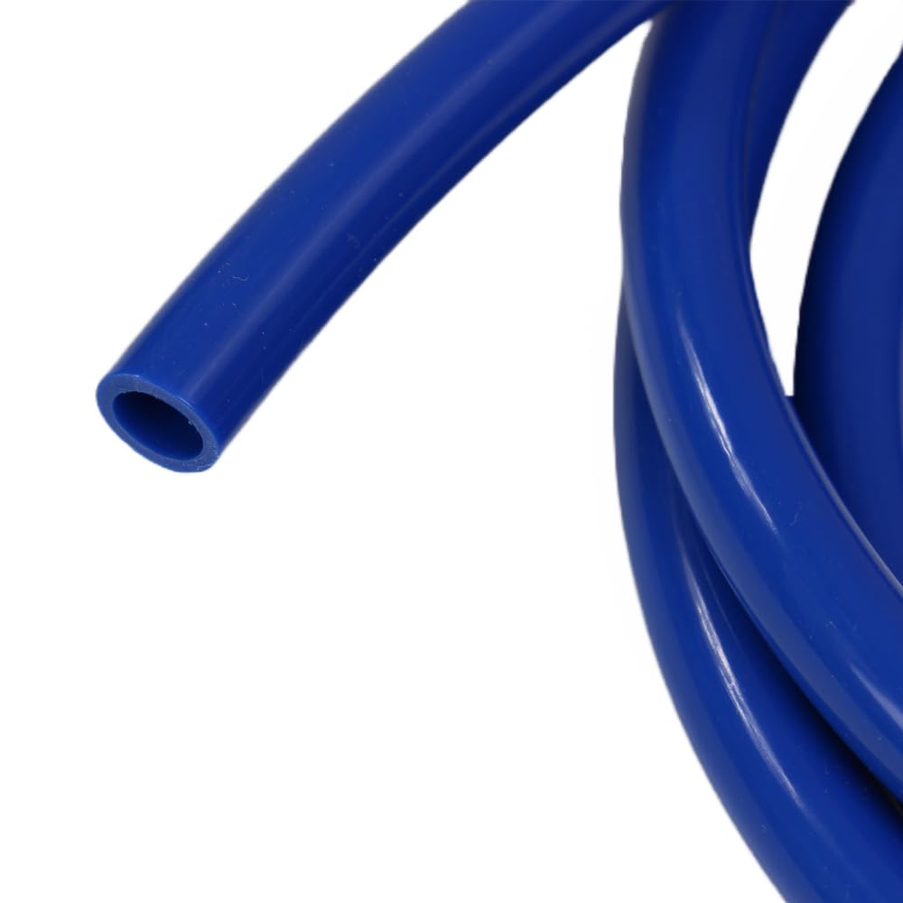 Lot de 2 tuyaux d'eau potable pour eau chaude et froide - 2,5 m - 10 x 2 mm - Pour camping-car, caravane, camping - Rouge et bleu