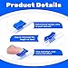 YBEATY 8 Pcs Plastic Wrap Slide Cutter 13 Inch Two Way Sliding Cutter Wrap Dispenser Self Adhesive Installation Replacement for Parchment Barbecue Baking Paper Roll Kitchen