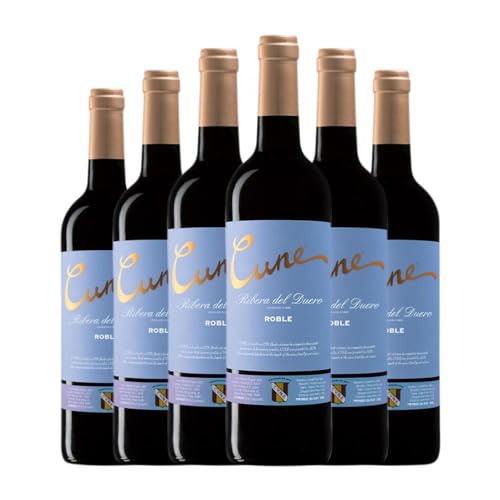 Norte de España - CVNE Cune Tempranillo Ribera del Duero Roble 75 cl Vino tinto (Caja de 6 Botellas de 75 cl)