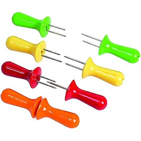 Zyliss Corn Cob Holders with Stainless Steel Pins Cover