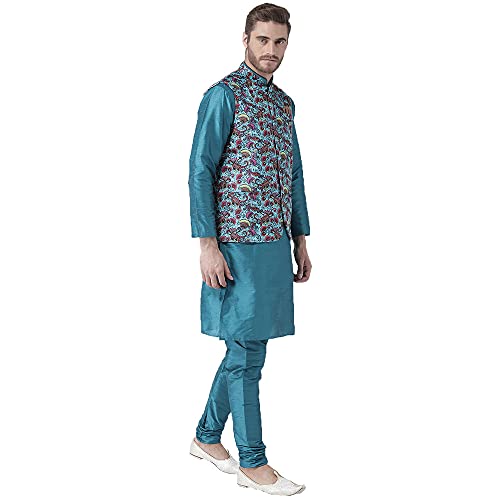 Image of hangup 3pc Kurta Pajama Basket 3PC 48ADarkSlate-KPW 38