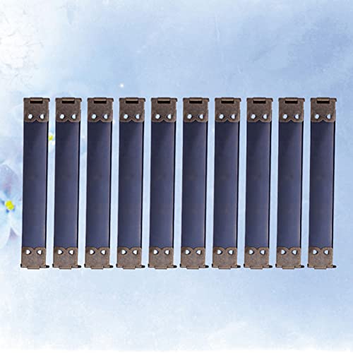 CORHAD 2 Sets Handtaschenscharnier-Set 10 cm Metallrahmen Für Lederhandtaschen Scharnier Geldbörsenzubehör Federclip Für Die Taschenherstellung 10 Stück * 2