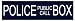 EXTRA LARGE SIZE: Police Public Call Box (Dr. Who: Tardis Sign) - GIANT VINYL STICKER 4" x 15"