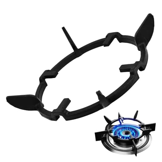 AUTUUCKEE Wokring, universele wokstandaard met een diameter van 17 cm voor gasfornuis, gietijzeren ring, wokbrander, panondersteuning voor gasfornuis, gietijzeren kookplaat, kookpot, fornuisplank
