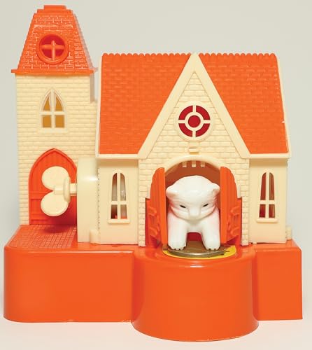 Image of Toyzone Katty Castle Coin Bank - Orange |Classic Cat House Toy | Coin Stealing Cat House |House of Cat | Coin Collecting Saving Bank for Kids |for 3+ Year