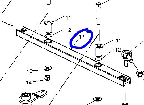 Polaris 1821157 Support de direction ASM pour Polaris ATV/moto/motoneige ou motomarine
