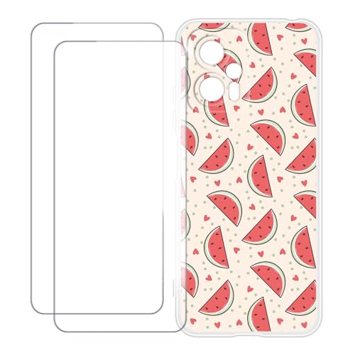 UOGNADGD Xiaomi Redmi Note 11T Pro+ �Ƃ̌݊������� �J�X�^���J���t���P�[�X�{�����K���X�ی�t�B����2���t�� ? �Ռ��z�������h�~ (�X�C�J)