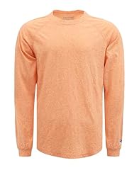 Heather Pink Orange Long Sleeve