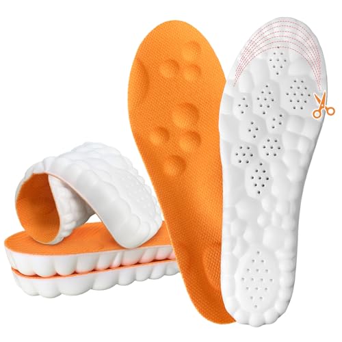 Steppers Insoles for Men & Women, 2026 New 4D Memory Foam Cloud Footstr Insoles, Comfortable &...