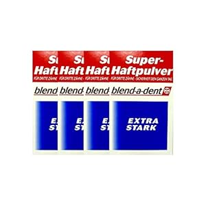 4x Blend A DENT Super hechtpoeder extra sterk 168605 50 g PZN 3384395