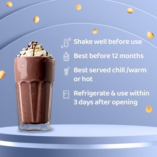 So Good Plant Based Soy Beverage Chocolate 200 ml | Lactose Free | Gluten Free | No Preservatives | Zero Cholesterol | Dairy Free |NON GMO Soybean | Source of Calcium & Vitamins