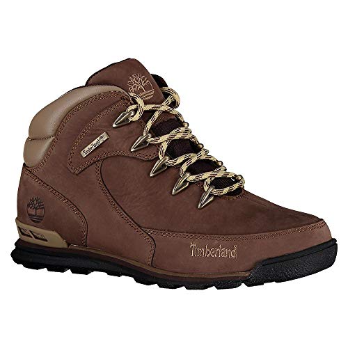 Timberland Euro Rock Hiker, Botas Hombre, Marrón Medium Brown Nubuck, 47.5 EU