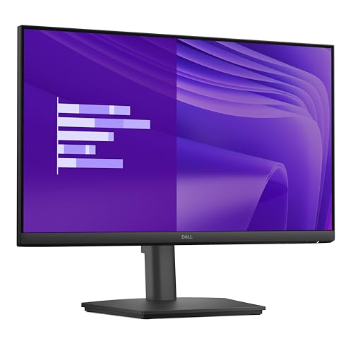 Dell E2425HSM 23.8 inch FHD Monitor|IPS Panel|Dual Speakers|5ms| 100Hz Refresh| 1000:1 Contrast | 250 cd/m2 |Ports: 1 HDMI, 1 DP 1.2, 1 VGA|TÜV Rheinland 3-Star Eye Comfort | Height Tilt Swivel Pivot view 2