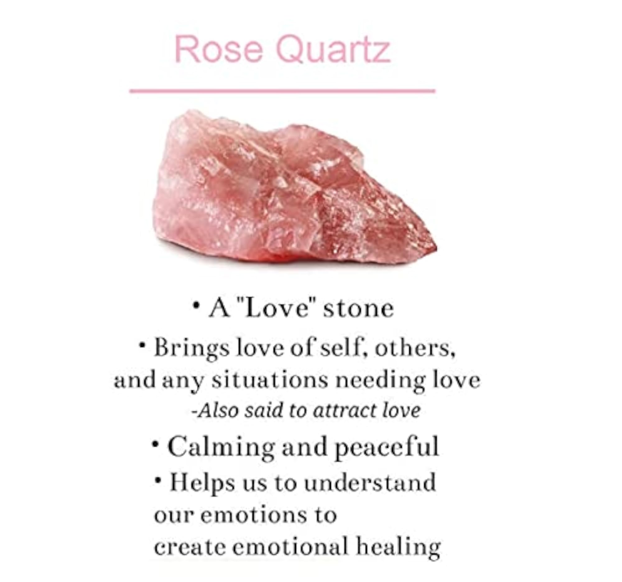 Natural Rose Quartz Pencil Pointer Shape Pendant