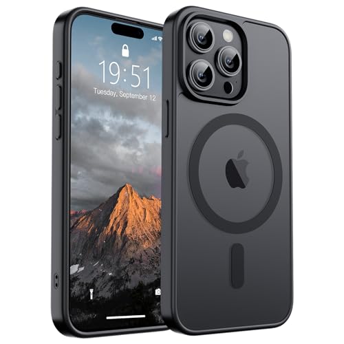 SUPFINE Magnetic for iPhone 15 Pro Case (Compatible with MagSafe)...